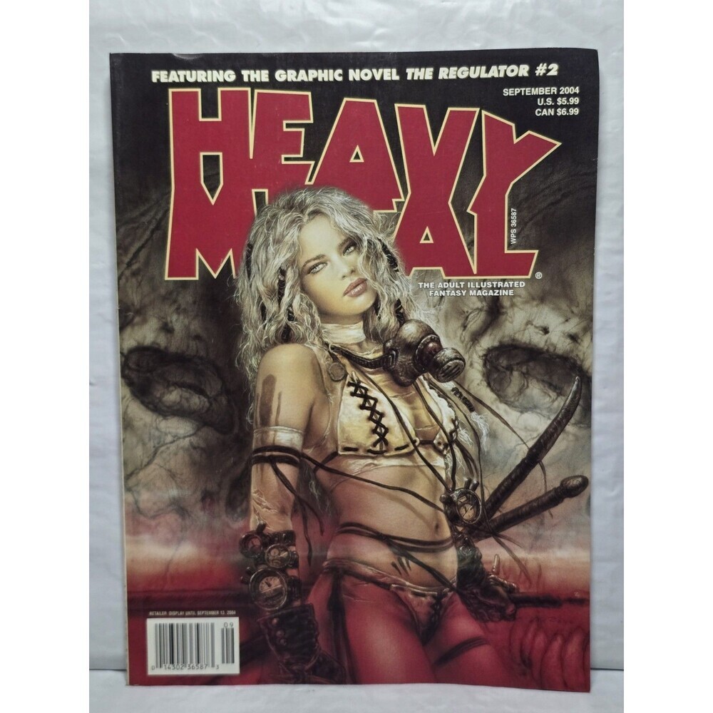 Heavy Metal Fantasy Art Magazine September 2004 Graphic Novel The Regulator #2